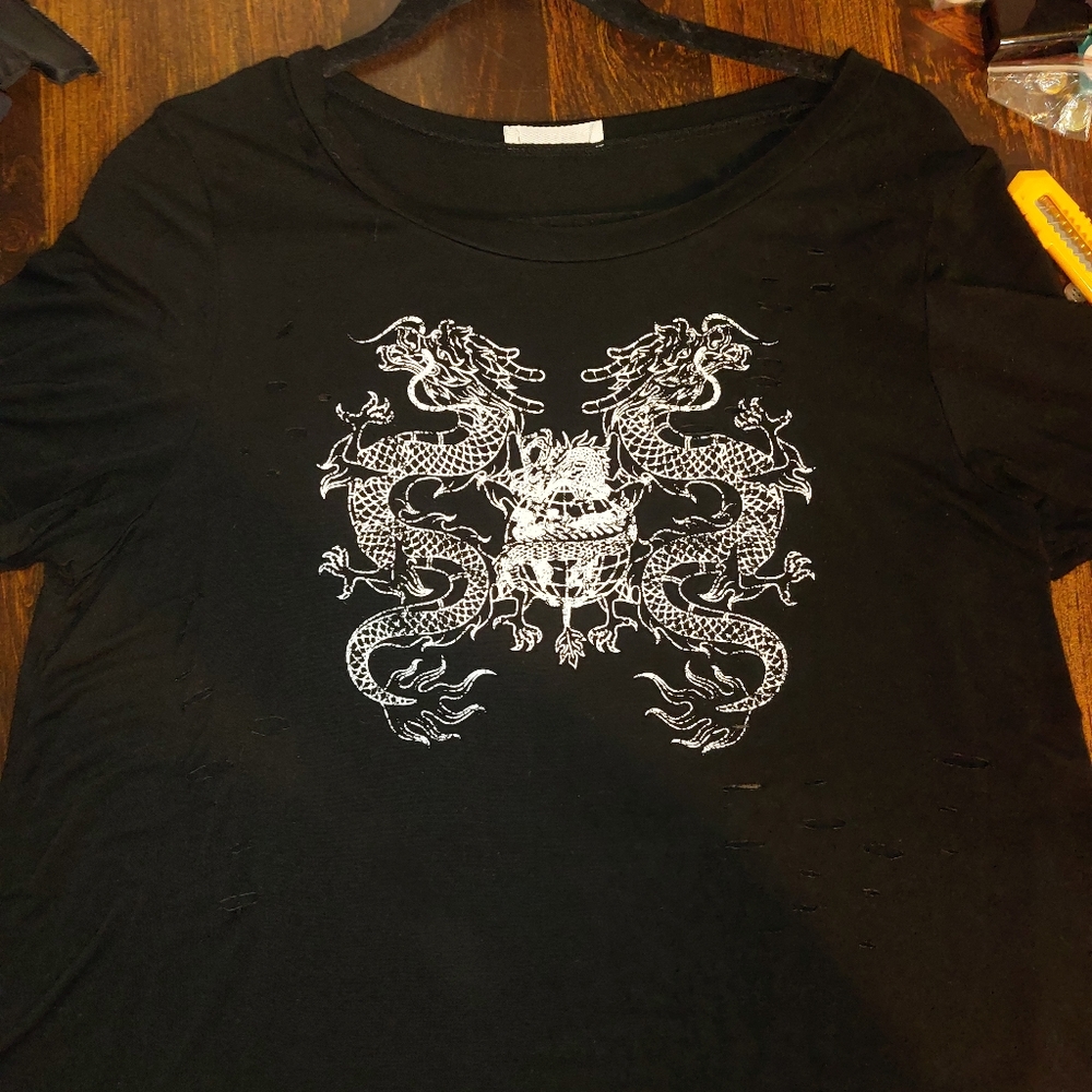 Womens Cut up top